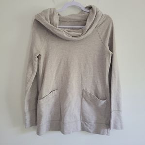 LOFT LOUNGE Cowl Neck Long Sleeve Cozy Top Size S